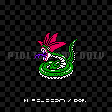 とさかへびの画像：FC版ドラクエ4の敵・モンスター図鑑 ／ ドラクエ4攻略