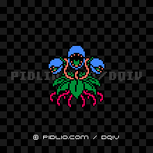 デビルプラントの画像：FC版ドラクエ4の敵・モンスター図鑑 ／ ドラクエ4攻略