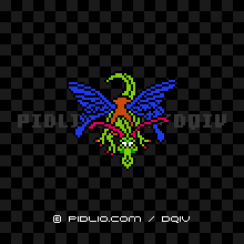 ドラゴニットの画像：FC版ドラクエ4の敵・モンスター図鑑 ／ ドラクエ4攻略