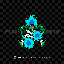 ブリザードマンの画像：FC版ドラクエ4の敵・モンスター図鑑 ／ ドラクエ4攻略