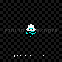 しびれくらげの画像：FC版ドラクエ4の敵・モンスター図鑑 ／ ドラクエ4攻略