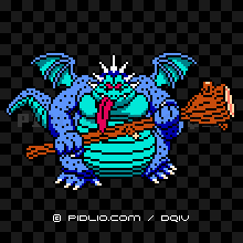 ギガデーモンの画像：FC版ドラクエ4の敵・モンスター図鑑 ／ ドラクエ4攻略