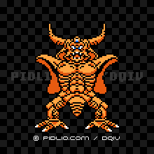 デスピサロ 第3形態の画像：FC版ドラクエ4の敵・モンスター図鑑 ／ ドラクエ4攻略